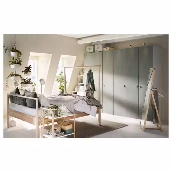 REINSVOLL Дверца с петлями - серо-зеленый 50x195 см - фото 2