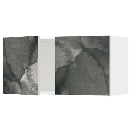 Навесной шкаф с 2 дверями МЕТОД, белый