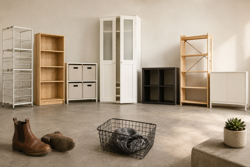 Сравнительная таблица 7 систем хранения IKEA для прихожей