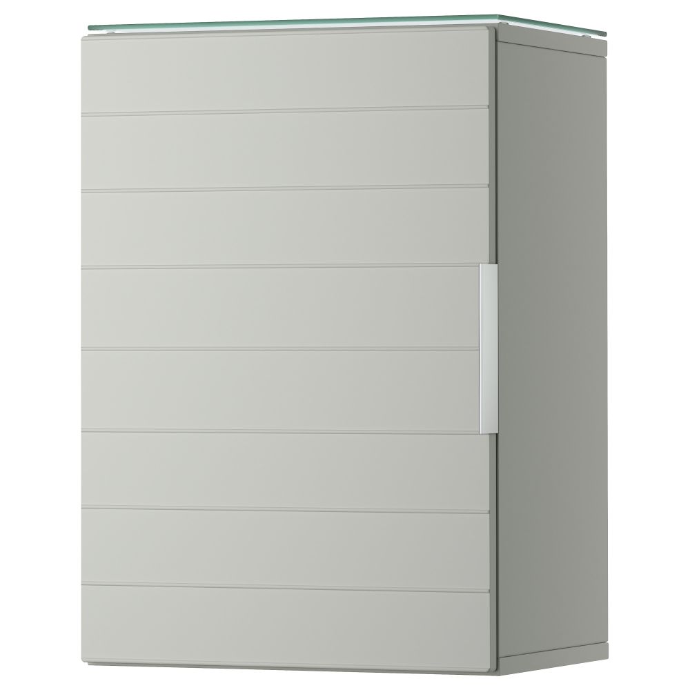 Навесной шкаф с 1 дверцей ГОДМОРГОН, светло-серый (40x32x58 см) - фото 1