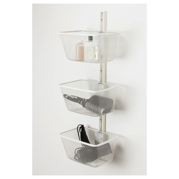 Сетчатая корзина с держателем АЛЬГОТ, белый - фото 4