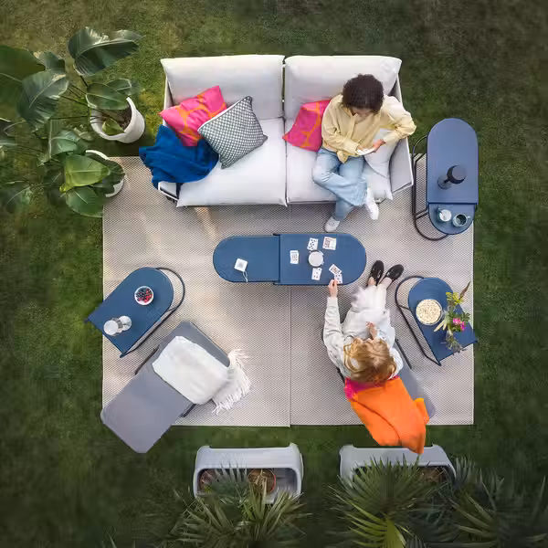 VIGGSÖ Кресло садовое - складной темно-серый - фото 5