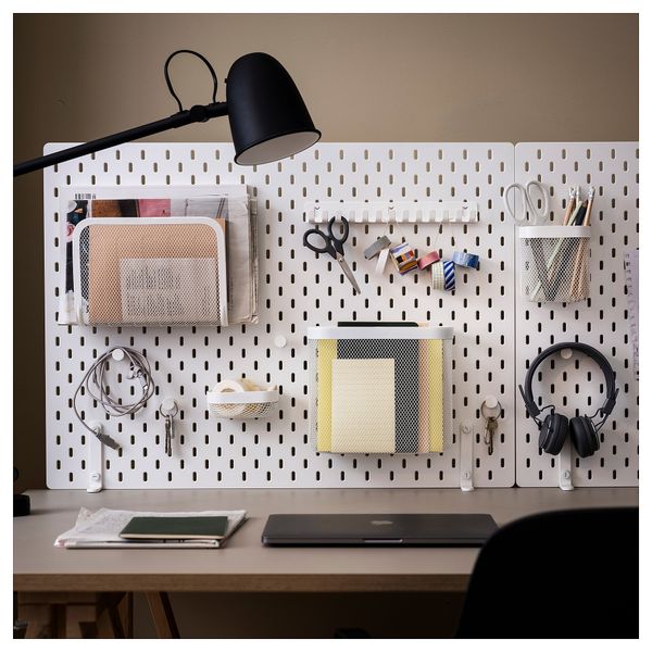 Держатель для журналов, белый IKEA SKÅDIS СКОДИС 905.198.80 - фото 3