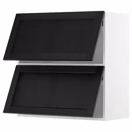 METOD Навесной шкаф/2 дверцы, горизонтал