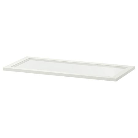Полка стеклянная, белый 75x35 см IKEA KOMPLEMENT КОМПЛИМЕНТ 404.339.83