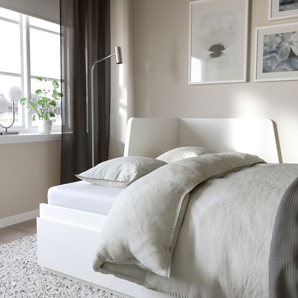 Каркас кровати-кушетки с 2 ящиками, белый 80x200 см IKEA FLEKKE ФЛЕККЕ 804.901.46 - фото 3