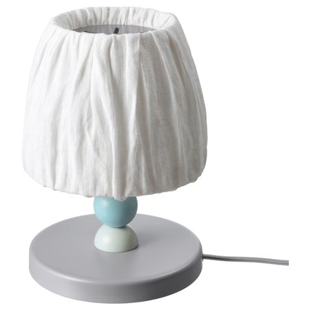 Настольная лампа, светодиодная, серый IKEA ЛАНТЛИГ 803.567.32