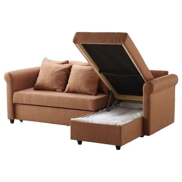 Диван-кровать с козеткой ЛАЛАБУ, Олем классический коричневый - фото 4