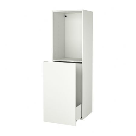 Модуль с выдвижным ящиком, белый, 60x57x196 см IKEA SMÅSTAD СМОСТАД 504.369.62