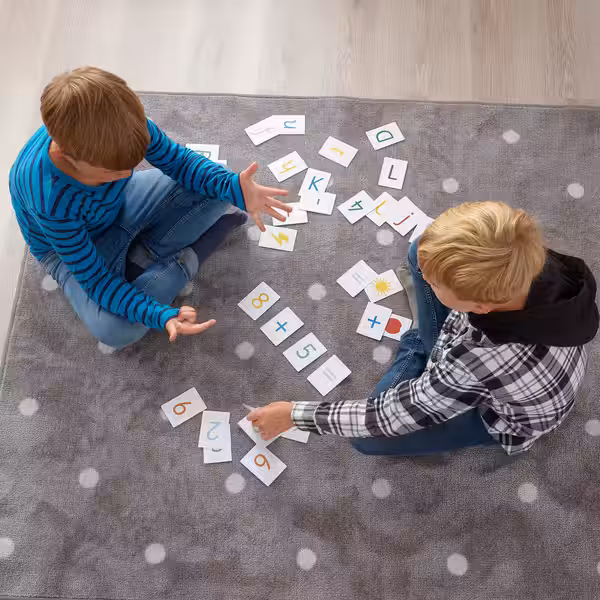 UNDERHÅLLA Карточки с буквами/цифрами/значками - фото 2