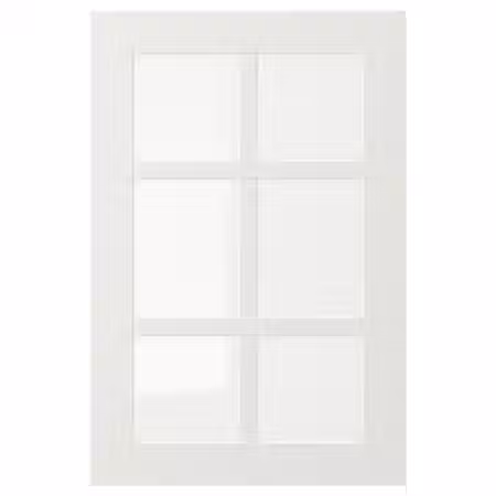 STENSUND Стеклянная дверь - белый 40x60 см