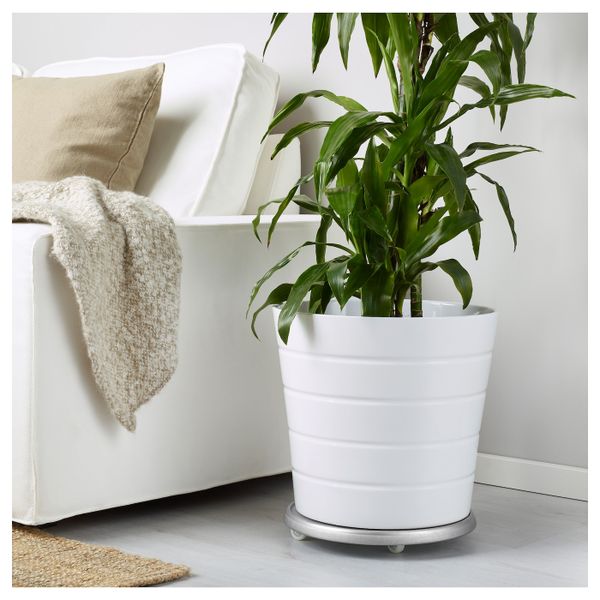 Подставка на колесах, для дома, улицы/оцинковка 31 см IKEA SOCKER СОККЕР 803.719.40 - фото 2