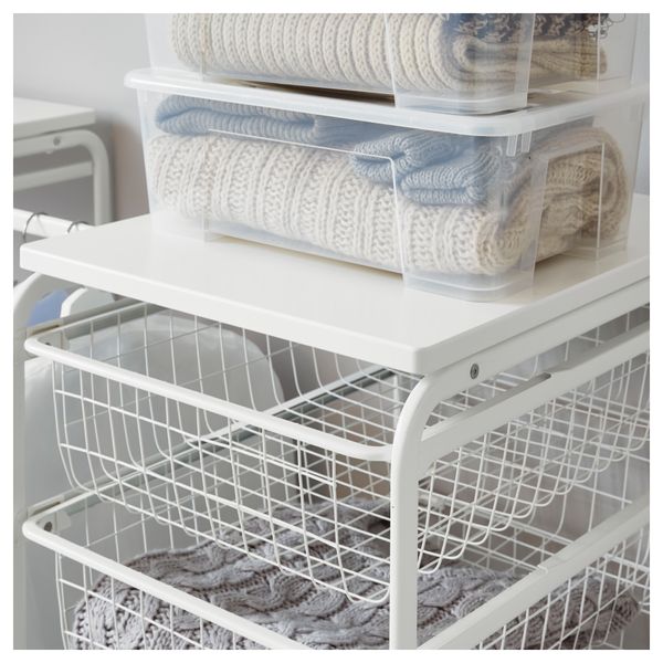 Рама, проволочные корзины, штанга АЛЬГОТ, белый (122-142x60x174 см) - фото 3