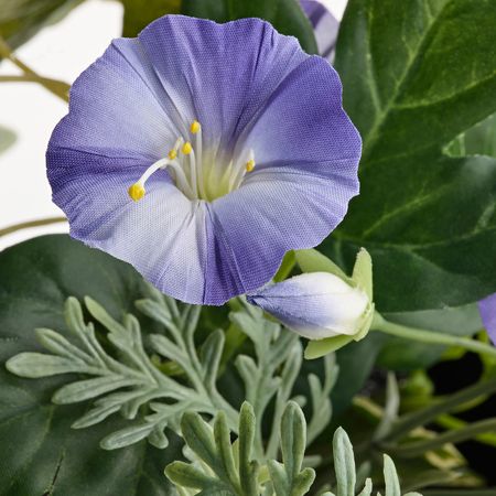 Искусственное растение в горшке, для дома, улицы/оформление синий-белый 12 см IKEA FEJKA ФЕЙКА 704.761.60