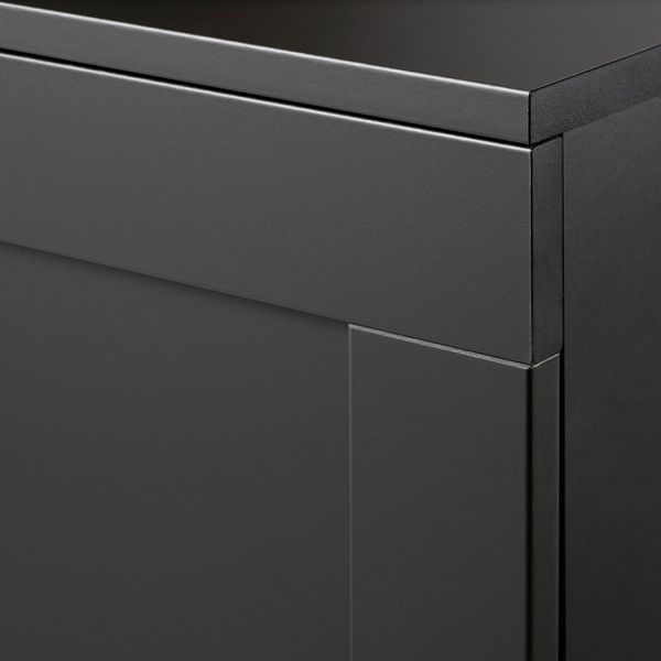 Навесной шкаф с дверцей, черный 60x41 см IKEA BRIMNES БРИМНЭС 304.852.32 - схема-чертеж с размерами