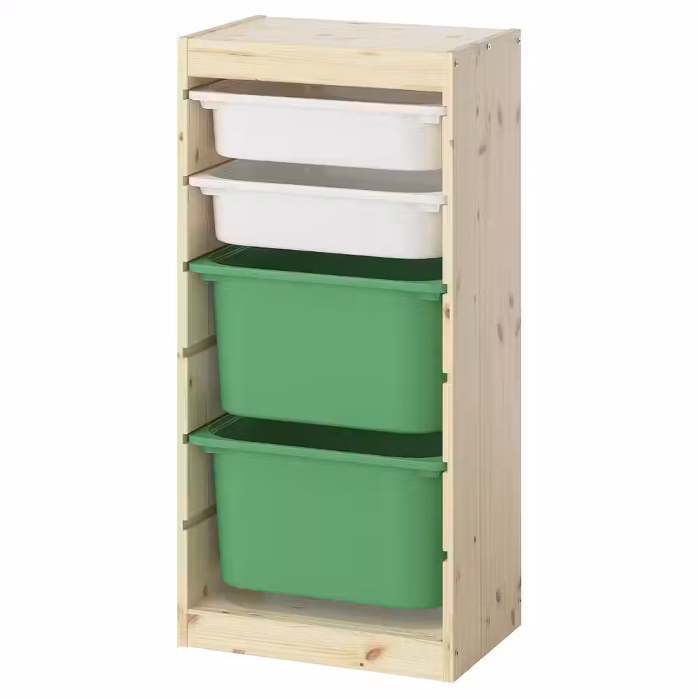 TROFAST Комбинация д/хранения+контейнеры - фото 1