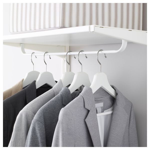 Настенная шина, полки, штанга АЛЬГОТ, белый (188x41x197 см) - фото 4