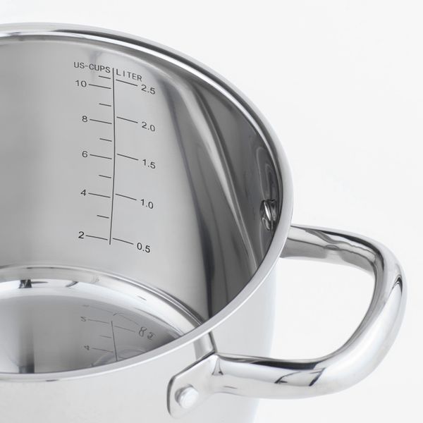 Кастрюля с крышкой 3 л IKEA OUMBÄRLIG ОУМБЕРЛИГ 203.731.45 - фото 3