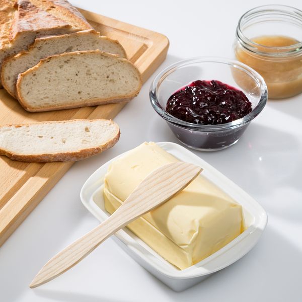 Нож для масла, сосна IKEA SMÖRKLICK 903.889.16 - схема-чертеж с размерами