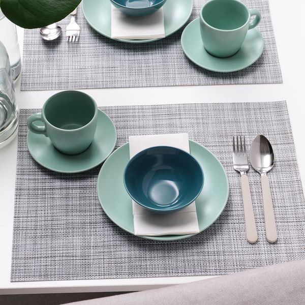 Миска, 12 см, полированный темная бирюза IKEA FÄRGKLAR ФЭРГКЛАР 805.301.85 - фото 4