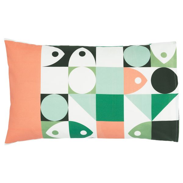 Чехол на подушку, разноцветный 40x65 см IKEA MUSSELBLOMMA МУССЕЛЬБЛОММА 804.951.44 - фото 2