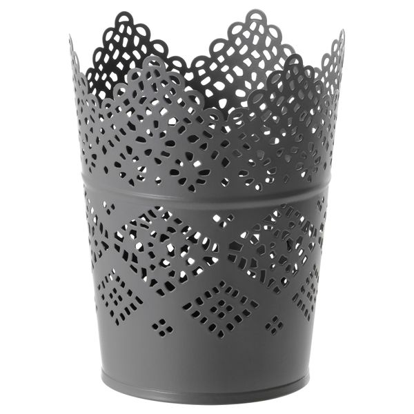 Подсвечник СКУРАР, серый (11 см) - схема-чертеж с размерами