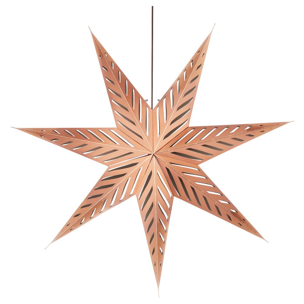 Подвесной светильник СТРОЛА, звезда бронзовый цвет (100 см) - схема-чертеж с размерами