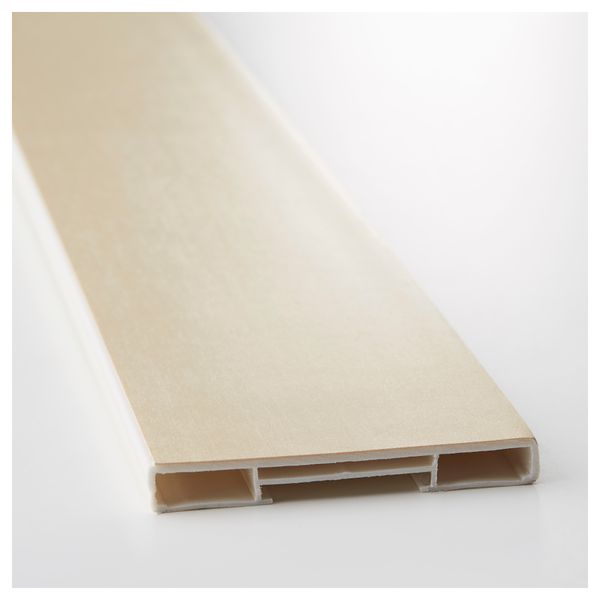 Цоколь ДАЛАРНА, белый с оттенком (220x8 см) - схема-чертеж с размерами