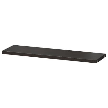 Полка, черно-коричневый 56x16 см IKEA BESTÅ БЕСТО 502.994.70
