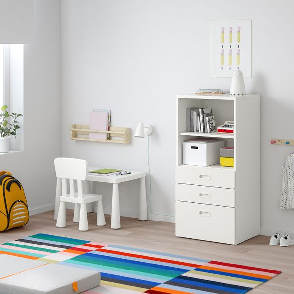Стеллаж с ящиками, белый/белый 60x50x128 см IKEA STUVA СТУВА / FRITIDS ФРИТИДС 492.526.90 - фото 2