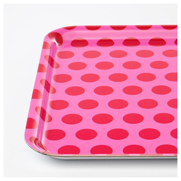 Поднос СОММАР 2019, розовый/красный (33x33 см) - фото 2