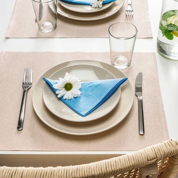 Салфетка бумажная, 40x40 см, ярко-синий IKEA FANTASTISK ФАНТАСТИСКISK ФАНТАСТИСК 605.535.59 - фото 3