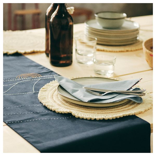 Салфетка под приборы, 37 см, джут IKEA MÄVINN 605.520.41 - фото 4