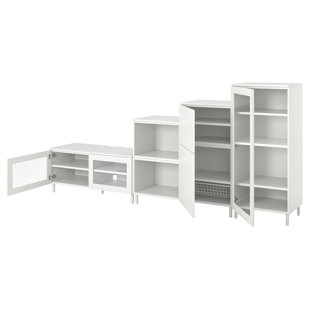 Комбинация для хранения 300x42x131 см IKEA OPPHUS ОПХУС 892.913.93 - фото 1