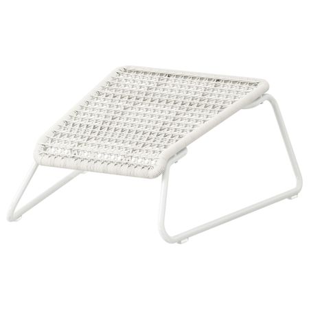 Садовый табурет для ног ХЭГСТЕН, белый