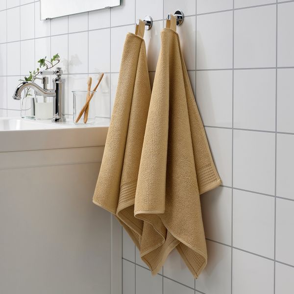 Полотенце, светло-желтый 50x100 см IKEA VINARN ВИНАРН 305.083.42 - схема-чертеж с размерами