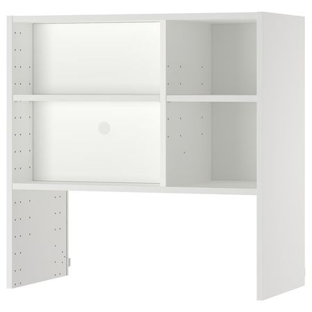 METOD Шкаф для встр вытяжки - белый 80x37x80 см