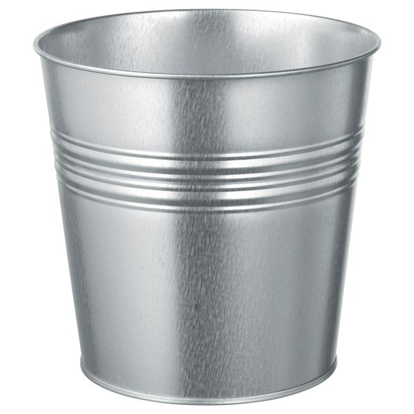 Кашпо СОККЕР, д/дома/улицы, оцинковка (17 см) - фото 1