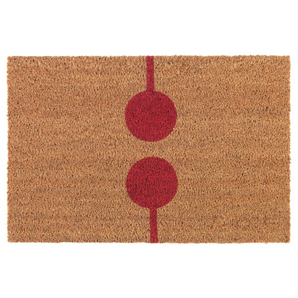 Придверный коврик, неокрашенный, красный 40x60 см IKEA ВЕЙРС 103.924.46 - фото 1