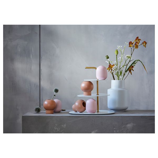 Набор ваз, 2 штуки ГРАДВИС, естественный, розовый - фото 6