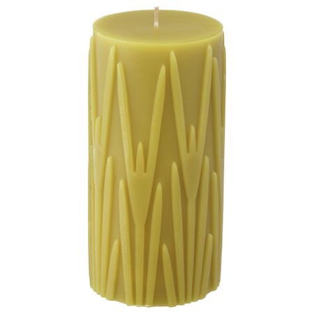 Формовая свеча, ароматическая ЛЭТТРОАД, зеленый, Омела (14 см)