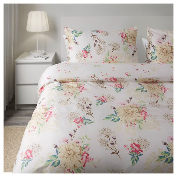 Пододеяльник и 2 наволочки ДИБЛАД, разноцветный - схема-чертеж с размерами