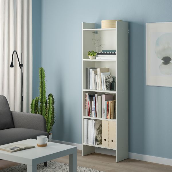 Стеллаж, белый 50x25x160 см IKEA BAGGEBO БАГГЕБО 904.838.81 - фото 4