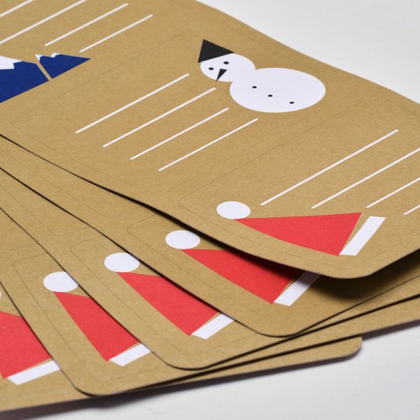 Наклейка, естественный/бежевый с рисунком, 8.0x5.5 см IKEA ВИНТЕР 2019 304.345.39 - схема-чертеж с размерами