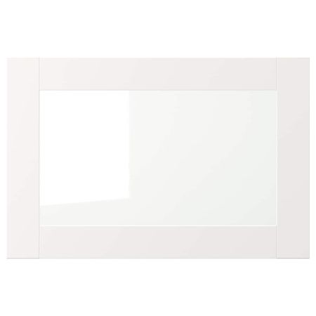 Стеклянная дверь, белый 60x40 см IKEA VÄRD ВЭРД 603.845.09