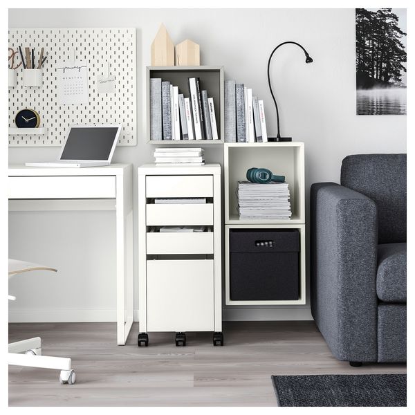 Комбинация настенных шкафов, 105x35x70 см, светло-серый, белый IKEA EKET ЭКЕТ 592.863.31 - фото 5