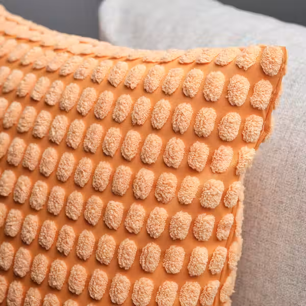 SVARTPOPPEL СВАРТПОППЕЛЬ Чехол на подушку - светло-оранжевый 50x50 см - схема-чертеж с размерами