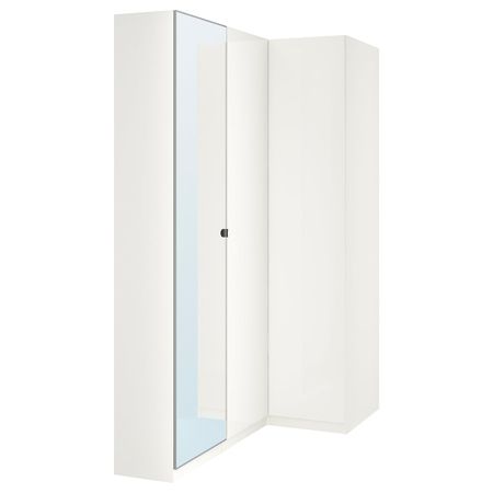 Гардероб угловой, белый, Фардаль Викедаль, 160/88x236 см IKEA ПАКС 393.038.88
