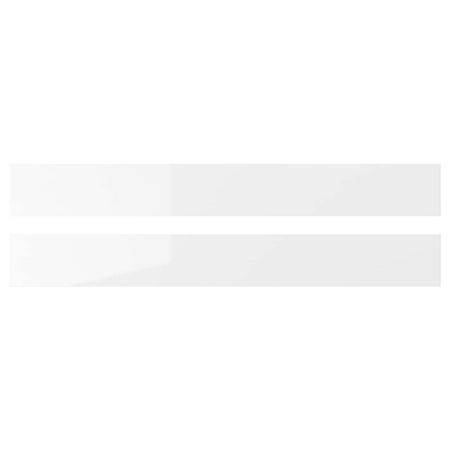 Фронтальная панель ящика, глянцевый белый 80x10 см IKEA RINGHULT РИНГУЛЬТ 703.672.36