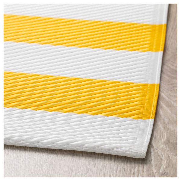 Ковер безворсовый СОММАР 2019, д/дома/улицы желтый/белый, желтый/белый (75x150 см) - фото 2